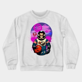 Graffiti Astronaut Skull T-shirt Crewneck Sweatshirt